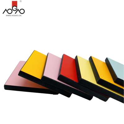 Aogao 12mm compact high pressure HPL formica sheet sizes