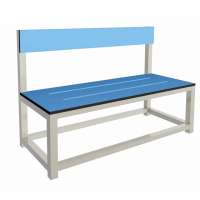 aogao compact hpl patio bench for outdoor